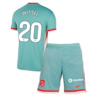 Atletico Madrid Axel Witsel #20 Auswärts Trikotsatz Kinder 2024-25 Kurzarm (+ Kurze Hosen)